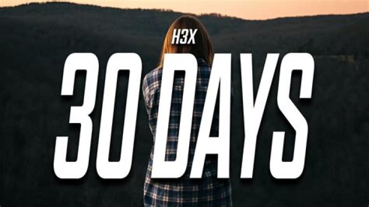 30 days by h3x lyrics