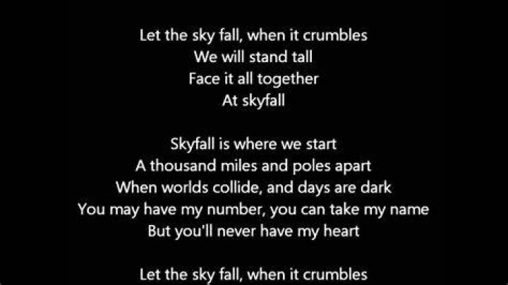 Adele Skyfall Lyrics Spanish Translation