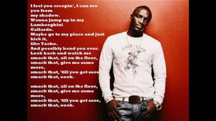 Akon smack that lyrics