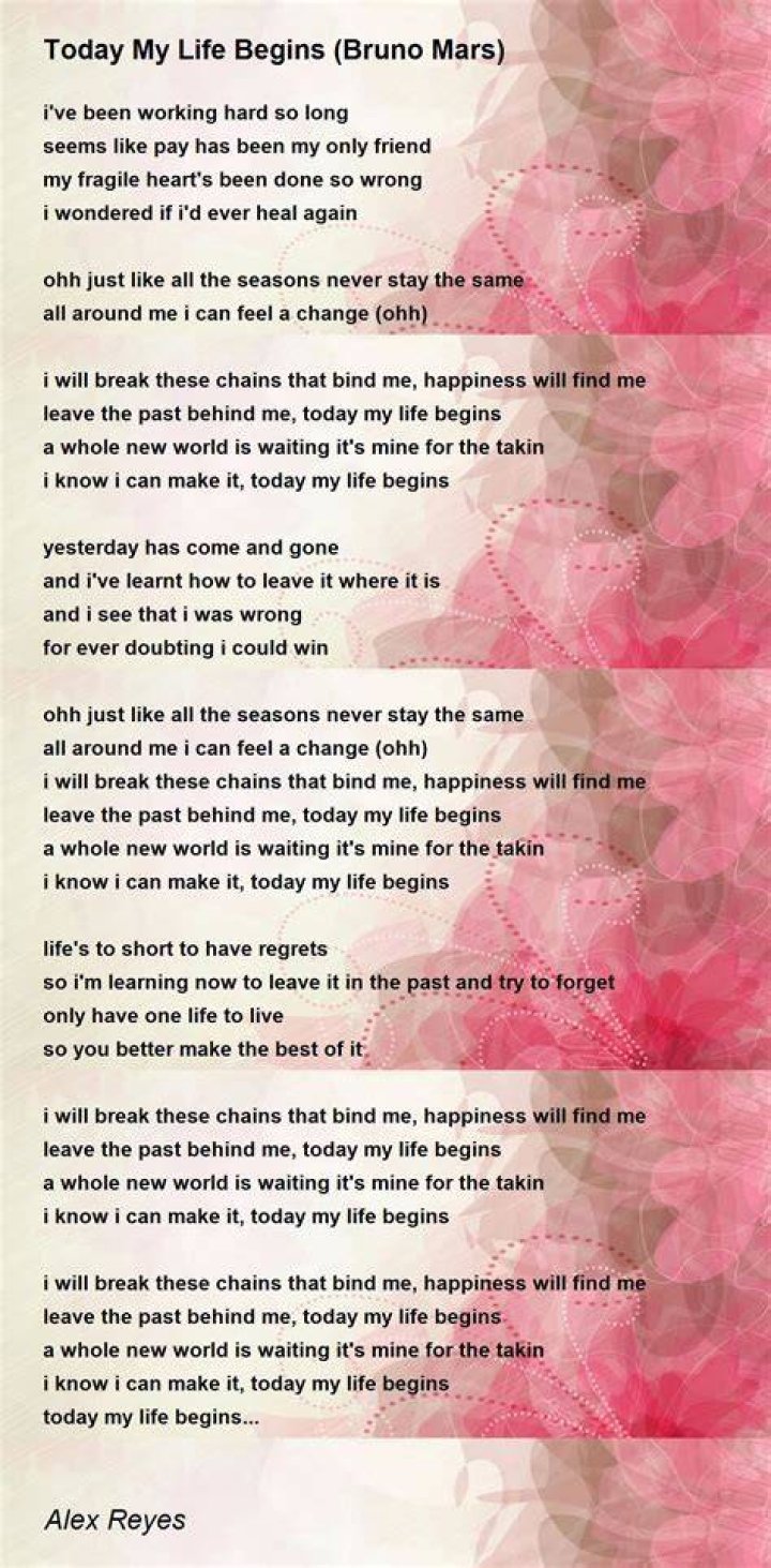 Bruno mars life is beautiful lyrics