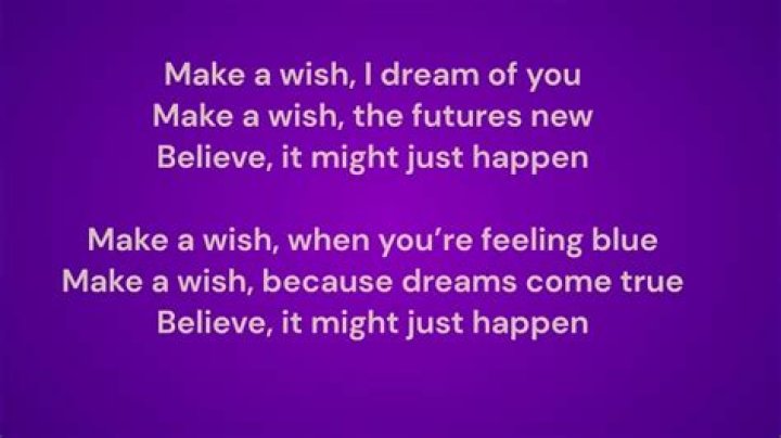 Close your eye make a wish lyrics