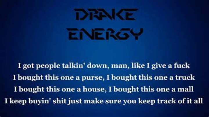 Drake clean energy lyrics
