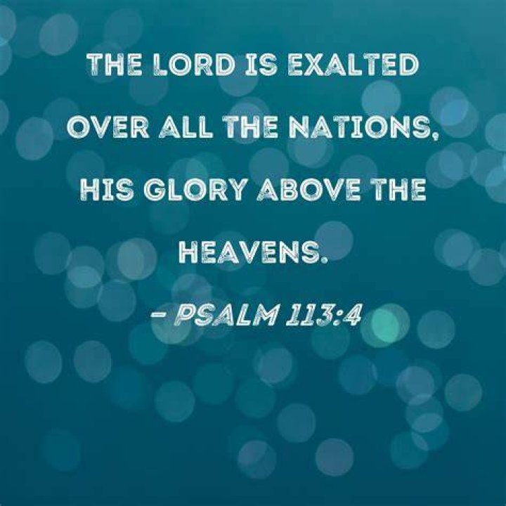Exalted over all nations lyrics