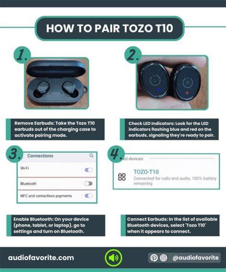 How to Pair TOZO Earbuds with Any Device