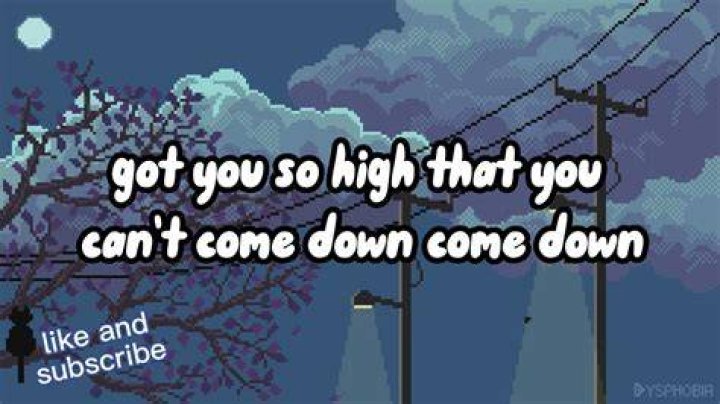 Im so high i cant come down lyrics