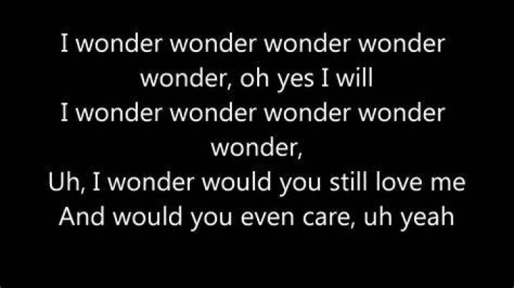 Is there any wonder lyrics