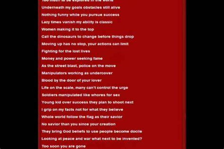 Life struggles rap unused lyrics