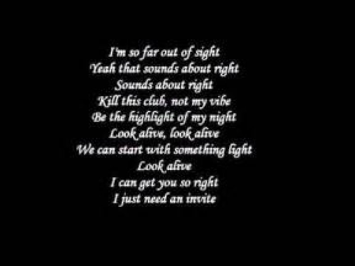 Look alive lyrics lyrics
