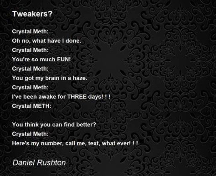 Meth tweaker songs lyrics