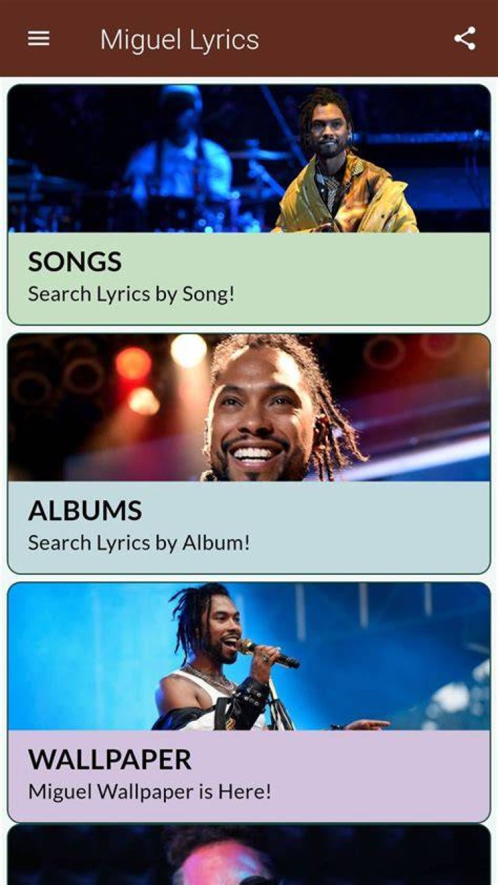 Miguel lyrics | LyricsMode.com