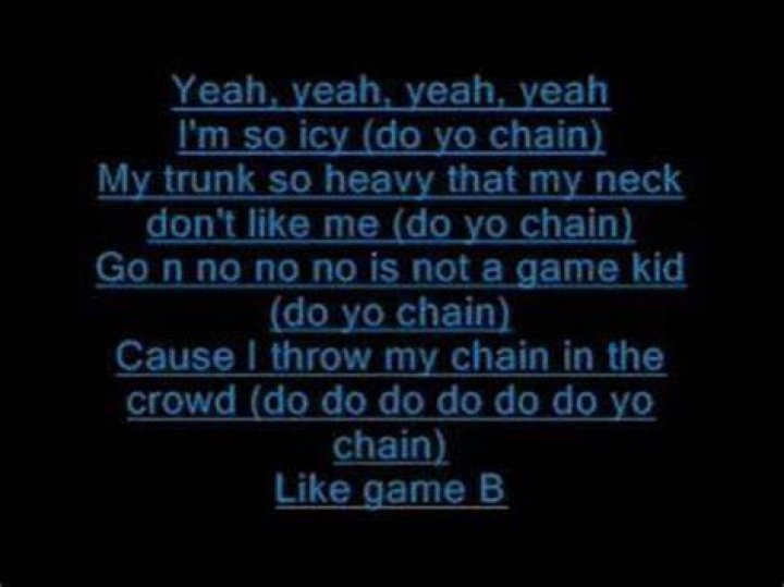 My chain hang low lyrics