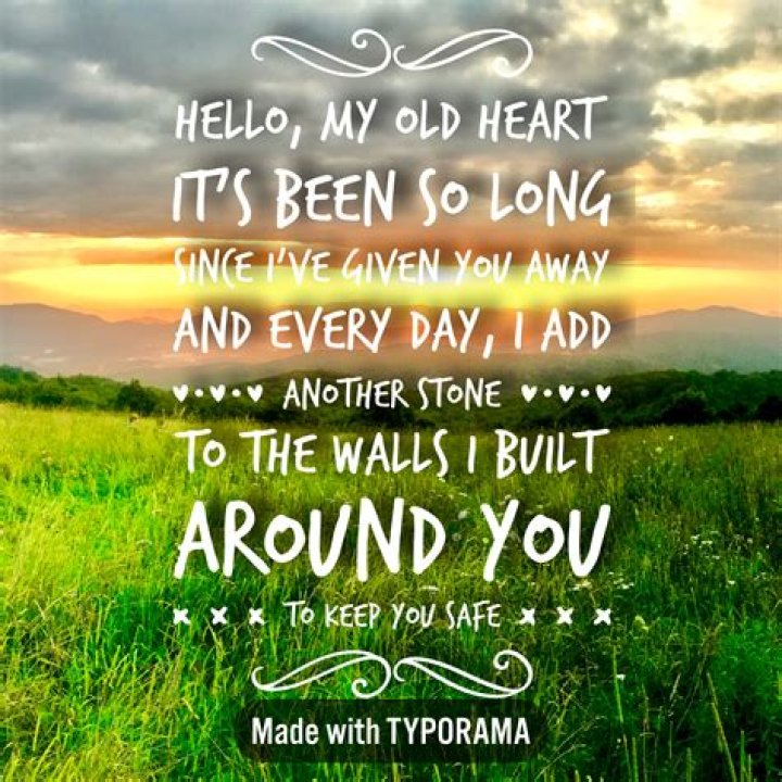 My old heart lyrics