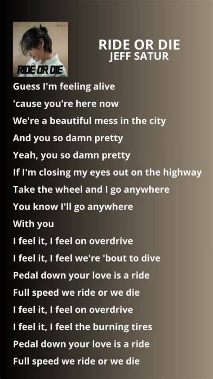 Ride or die bitch lyrics