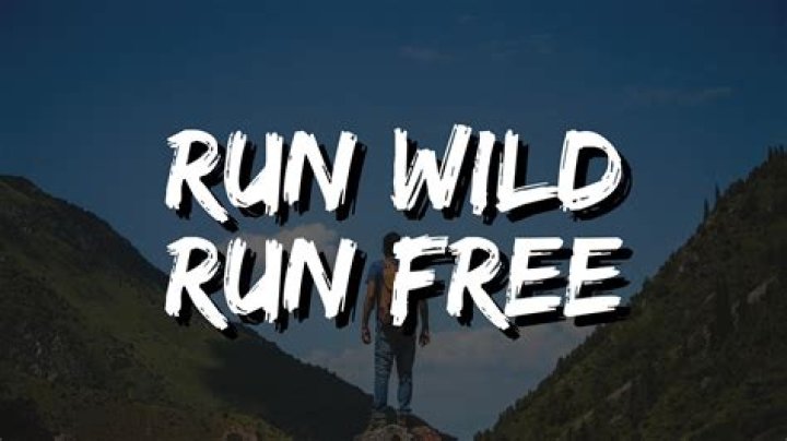 Run wild, run free lyrics