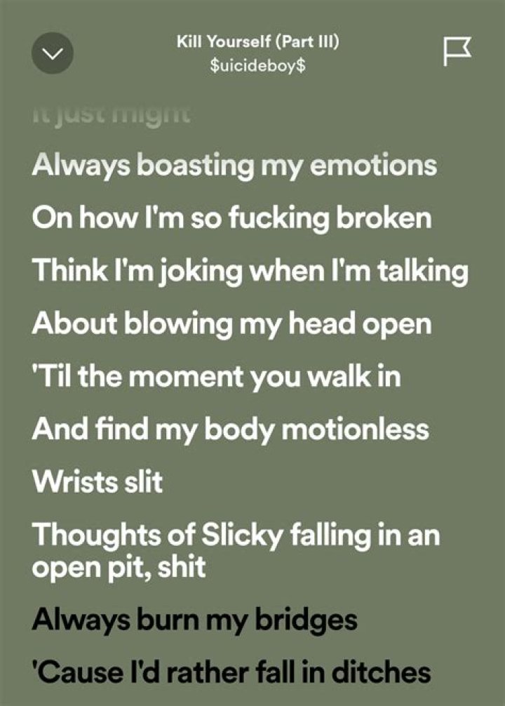 Suicideboys till lyrics