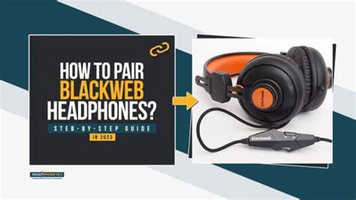 The Blackweb Headphones Pairing Process