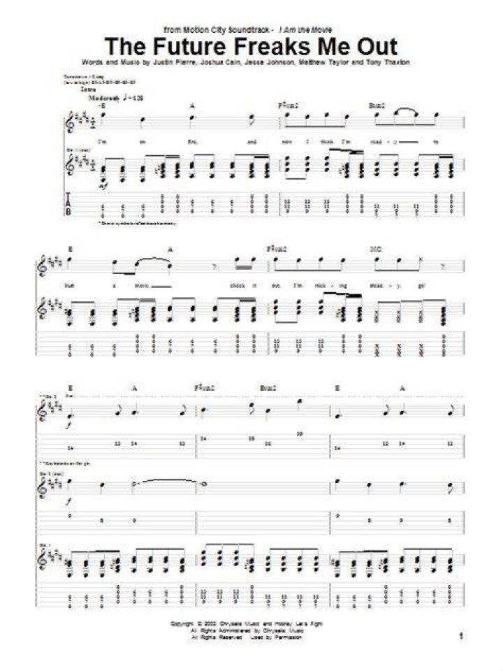 The future freaks me out lyrics
