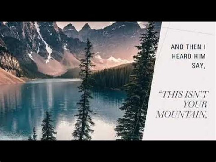 This isn’t your mountain lyrics