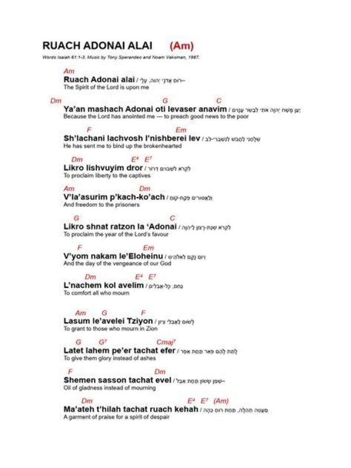 What is adonai lyrics