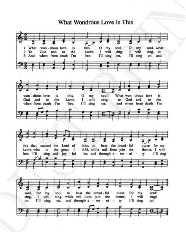 Wondrous love lyrics